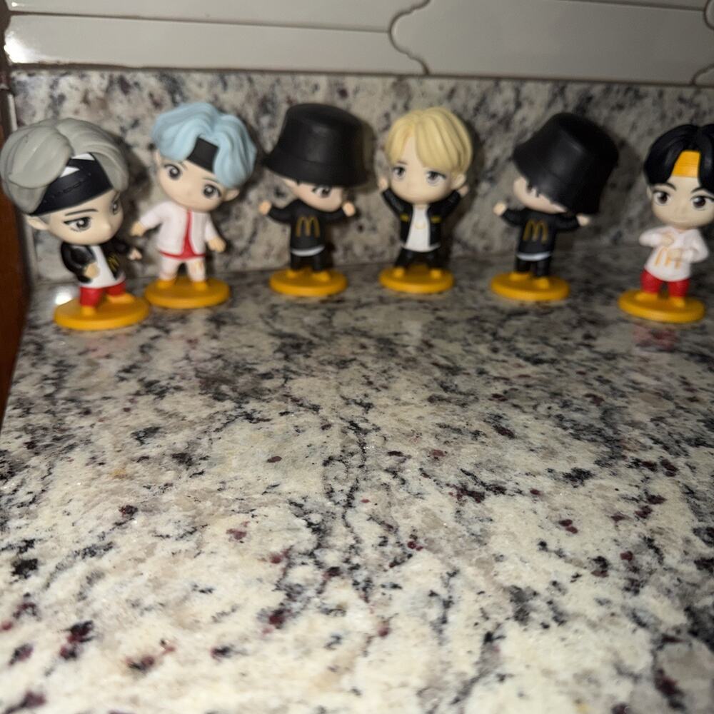 2025 McDonald's TINY TAN x BTS Happy Meal Toys ENCORE Edition Complete Set of 6